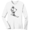 1-DAY RUSH NO MINIMUM Ladies Long Sleeve Crew Neck T-Shirt Thumbnail