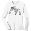 1-DAY RUSH NO MINIMUM Ladies Long Sleeve Crew Neck T-Shirt Thumbnail