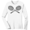1-DAY RUSH NO MINIMUM Ladies Long Sleeve Crew Neck T-Shirt Thumbnail