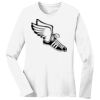 1-DAY RUSH NO MINIMUM Ladies Long Sleeve Crew Neck T-Shirt Thumbnail
