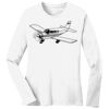 1-DAY RUSH NO MINIMUM Ladies Long Sleeve Crew Neck T-Shirt Thumbnail