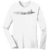 1-DAY RUSH NO MINIMUM Ladies Long Sleeve Crew Neck T-Shirt Thumbnail