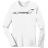 1-DAY RUSH NO MINIMUM Ladies Long Sleeve Crew Neck T-Shirt Thumbnail