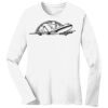 1-DAY RUSH NO MINIMUM Ladies Long Sleeve Crew Neck T-Shirt Thumbnail