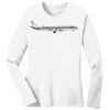 1-DAY RUSH NO MINIMUM Ladies Long Sleeve Crew Neck T-Shirt Thumbnail