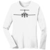 1-DAY RUSH NO MINIMUM Ladies Long Sleeve Crew Neck T-Shirt Thumbnail