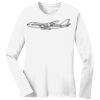 1-DAY RUSH NO MINIMUM Ladies Long Sleeve Crew Neck T-Shirt Thumbnail