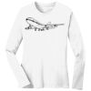 1-DAY RUSH NO MINIMUM Ladies Long Sleeve Crew Neck T-Shirt Thumbnail