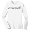 1-DAY RUSH NO MINIMUM Ladies Long Sleeve Crew Neck T-Shirt Thumbnail