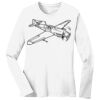 1-DAY RUSH NO MINIMUM Ladies Long Sleeve Crew Neck T-Shirt Thumbnail