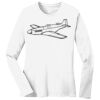 1-DAY RUSH NO MINIMUM Ladies Long Sleeve Crew Neck T-Shirt Thumbnail