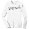 1-DAY RUSH NO MINIMUM Ladies Long Sleeve Crew Neck T-Shirt Thumbnail