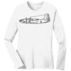 1-DAY RUSH NO MINIMUM Ladies Long Sleeve Crew Neck T-Shirt Thumbnail