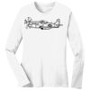 1-DAY RUSH NO MINIMUM Ladies Long Sleeve Crew Neck T-Shirt Thumbnail
