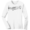 1-DAY RUSH NO MINIMUM Ladies Long Sleeve Crew Neck T-Shirt Thumbnail