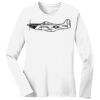 1-DAY RUSH NO MINIMUM Ladies Long Sleeve Crew Neck T-Shirt Thumbnail