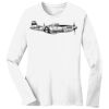 1-DAY RUSH NO MINIMUM Ladies Long Sleeve Crew Neck T-Shirt Thumbnail