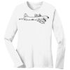 1-DAY RUSH NO MINIMUM Ladies Long Sleeve Crew Neck T-Shirt Thumbnail