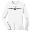 1-DAY RUSH NO MINIMUM Ladies Long Sleeve Crew Neck T-Shirt Thumbnail