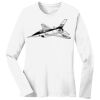 1-DAY RUSH NO MINIMUM Ladies Long Sleeve Crew Neck T-Shirt Thumbnail