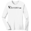 1-DAY RUSH NO MINIMUM Ladies Long Sleeve Crew Neck T-Shirt Thumbnail