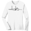 1-DAY RUSH NO MINIMUM Ladies Long Sleeve Crew Neck T-Shirt Thumbnail