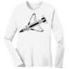1-DAY RUSH NO MINIMUM Ladies Long Sleeve Crew Neck T-Shirt Thumbnail