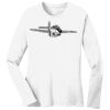 1-DAY RUSH NO MINIMUM Ladies Long Sleeve Crew Neck T-Shirt Thumbnail
