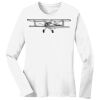 1-DAY RUSH NO MINIMUM Ladies Long Sleeve Crew Neck T-Shirt Thumbnail