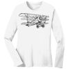 1-DAY RUSH NO MINIMUM Ladies Long Sleeve Crew Neck T-Shirt Thumbnail