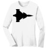 1-DAY RUSH NO MINIMUM Ladies Long Sleeve Crew Neck T-Shirt Thumbnail
