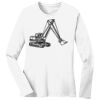 1-DAY RUSH NO MINIMUM Ladies Long Sleeve Crew Neck T-Shirt Thumbnail