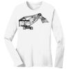 1-DAY RUSH NO MINIMUM Ladies Long Sleeve Crew Neck T-Shirt Thumbnail