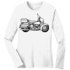 1-DAY RUSH NO MINIMUM Ladies Long Sleeve Crew Neck T-Shirt Thumbnail
