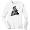 1-DAY RUSH NO MINIMUM Ladies Long Sleeve Crew Neck T-Shirt Thumbnail