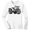 1-DAY RUSH NO MINIMUM Ladies Long Sleeve Crew Neck T-Shirt Thumbnail