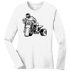 1-DAY RUSH NO MINIMUM Ladies Long Sleeve Crew Neck T-Shirt Thumbnail