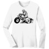 1-DAY RUSH NO MINIMUM Ladies Long Sleeve Crew Neck T-Shirt Thumbnail