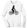 1-DAY RUSH NO MINIMUM Ladies Long Sleeve Crew Neck T-Shirt Thumbnail