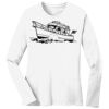 1-DAY RUSH NO MINIMUM Ladies Long Sleeve Crew Neck T-Shirt Thumbnail