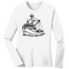 1-DAY RUSH NO MINIMUM Ladies Long Sleeve Crew Neck T-Shirt Thumbnail