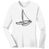 1-DAY RUSH NO MINIMUM Ladies Long Sleeve Crew Neck T-Shirt Thumbnail