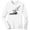 1-DAY RUSH NO MINIMUM Ladies Long Sleeve Crew Neck T-Shirt Thumbnail