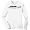 1-DAY RUSH NO MINIMUM Ladies Long Sleeve Crew Neck T-Shirt Thumbnail