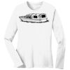 1-DAY RUSH NO MINIMUM Ladies Long Sleeve Crew Neck T-Shirt Thumbnail