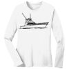 1-DAY RUSH NO MINIMUM Ladies Long Sleeve Crew Neck T-Shirt Thumbnail