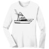1-DAY RUSH NO MINIMUM Ladies Long Sleeve Crew Neck T-Shirt Thumbnail