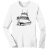 1-DAY RUSH NO MINIMUM Ladies Long Sleeve Crew Neck T-Shirt Thumbnail