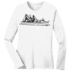 1-DAY RUSH NO MINIMUM Ladies Long Sleeve Crew Neck T-Shirt Thumbnail