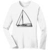 1-DAY RUSH NO MINIMUM Ladies Long Sleeve Crew Neck T-Shirt Thumbnail